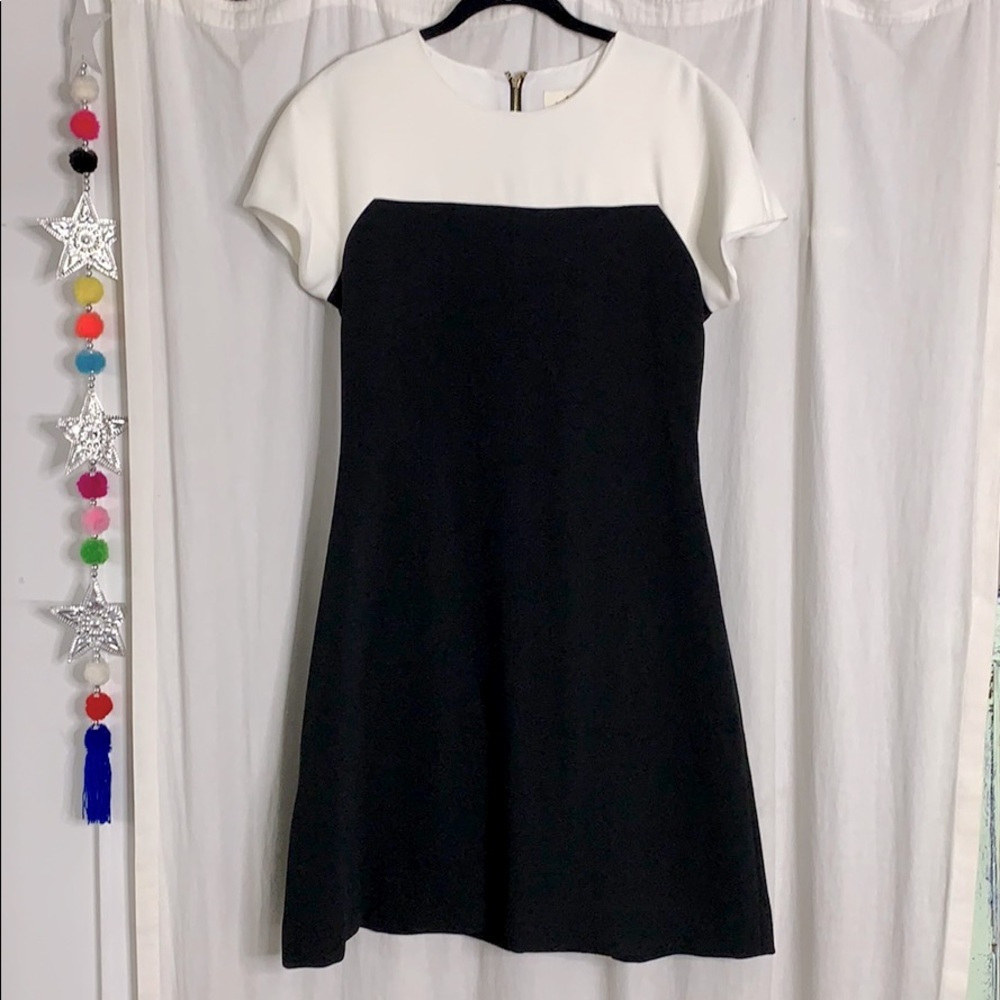 Kate spade tala dress black and cream - NWT